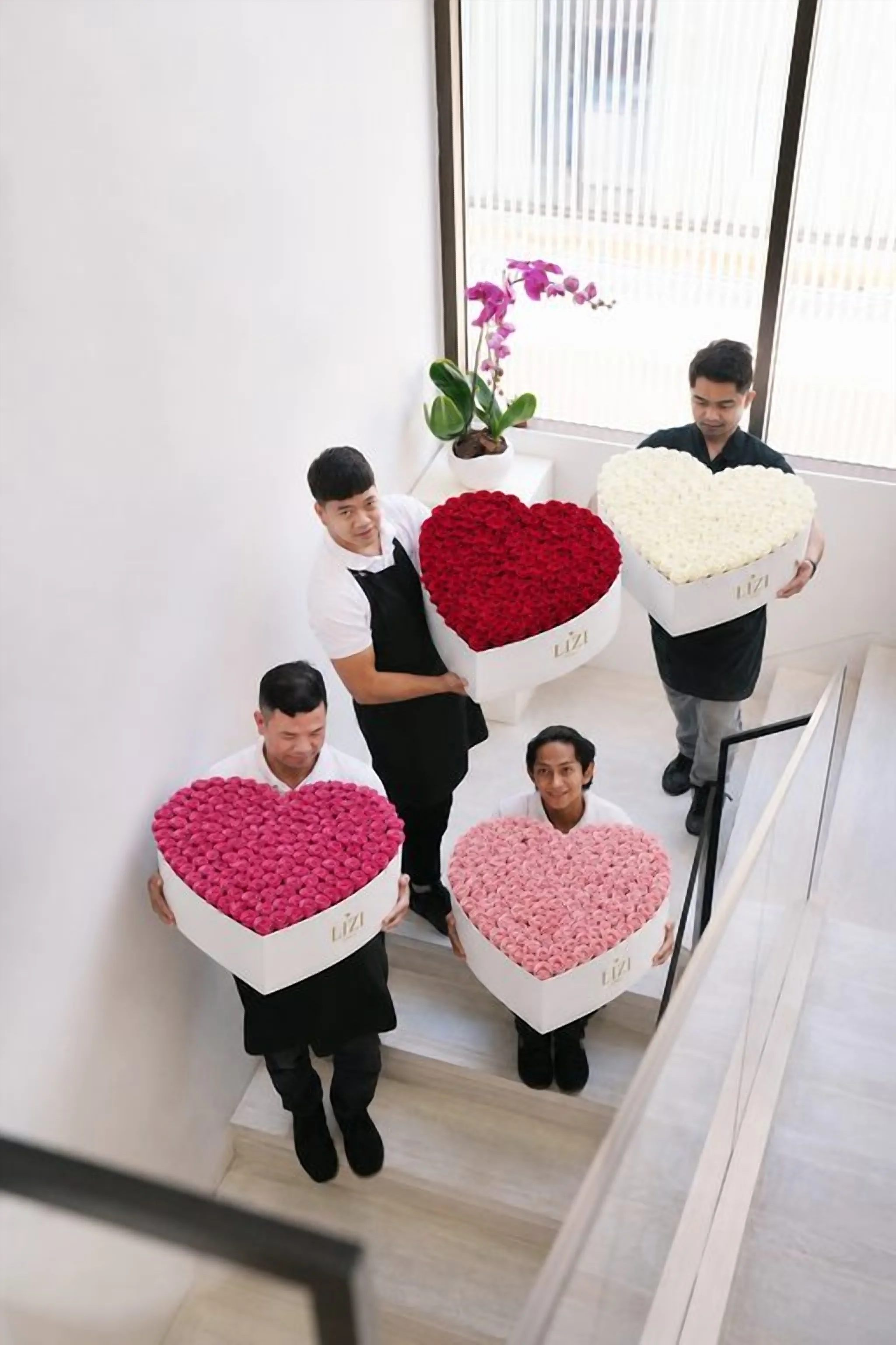 Corazón de Rosas · S · 30 rosas