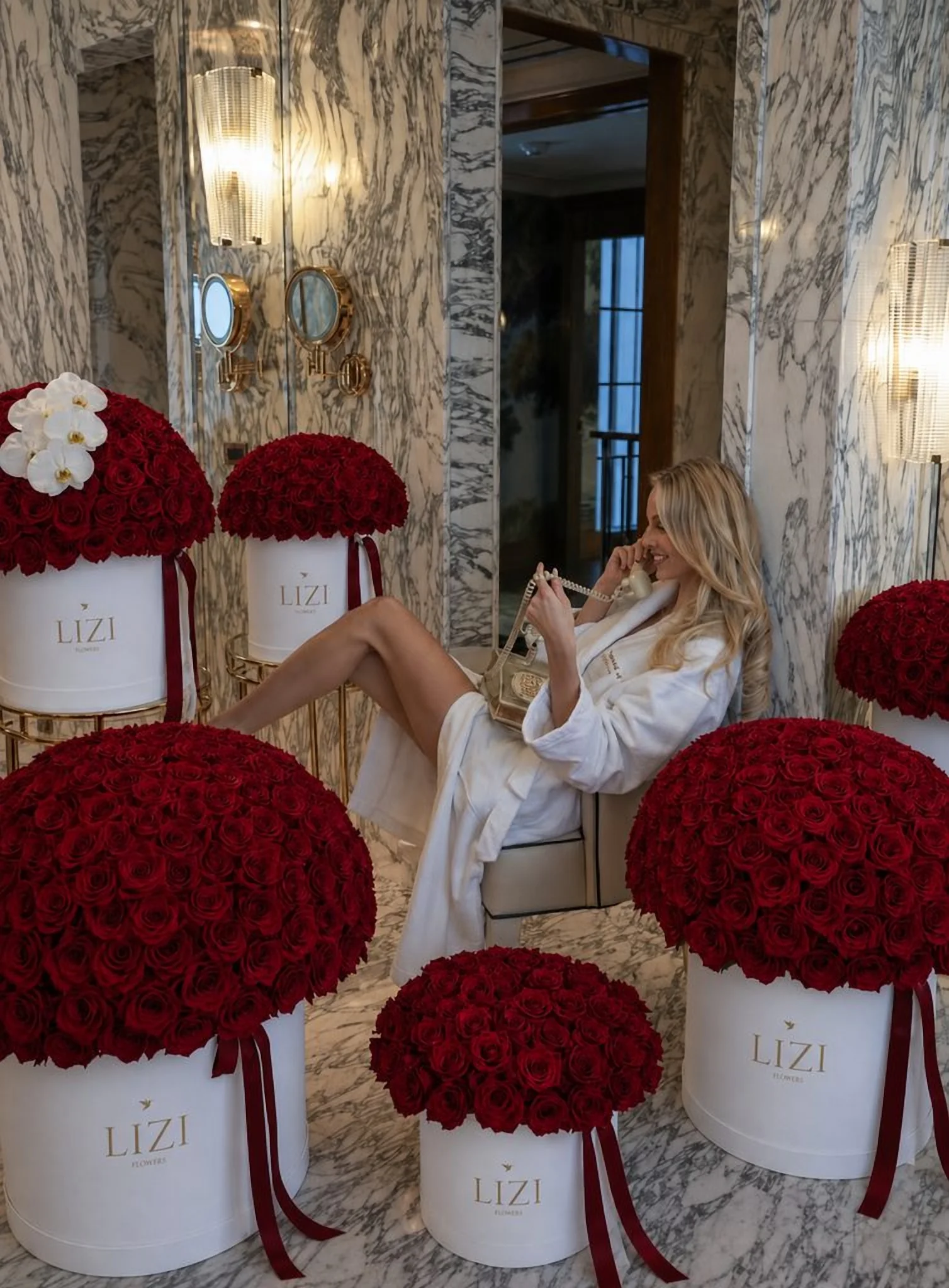Flower Room Rosas en boxes